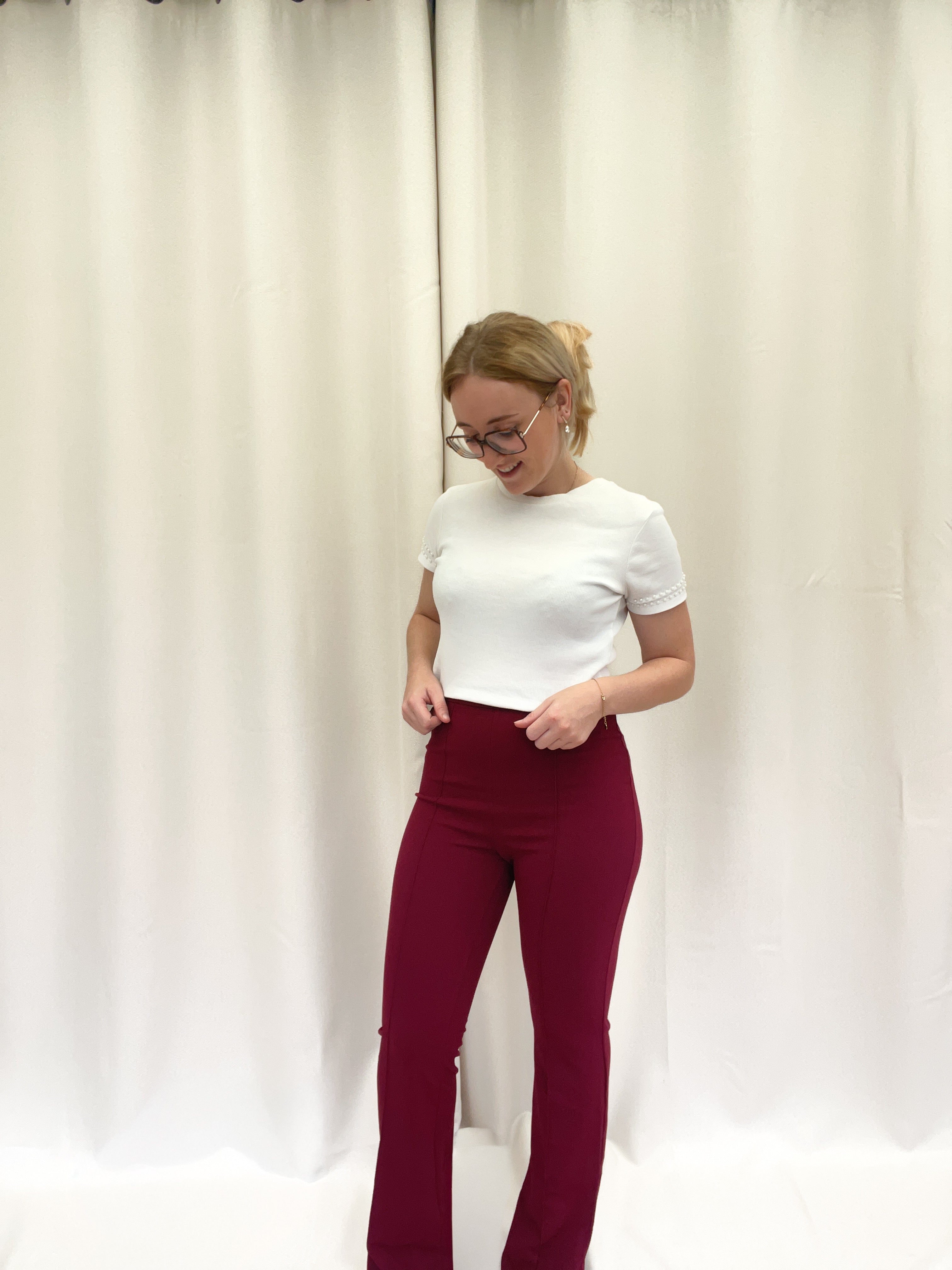 Burgundy Trouser